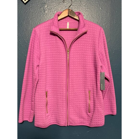 Womens Quilted Full-Zip Jacket Large By Passports - Picture 7 of 7